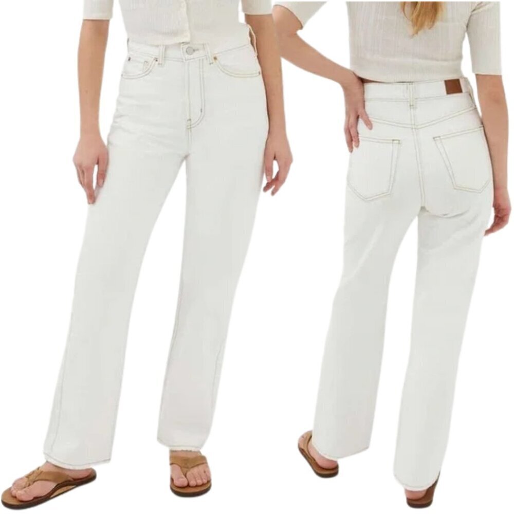 Urban Outfitters BDG Cowboy Denim Jeans Women's 28 Off White Western Festival